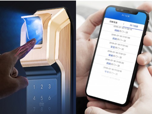 家門口智能家居，樸墅指靜脈智能鎖開啟智能新生活