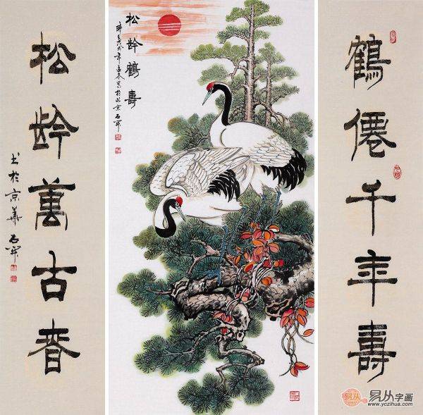 客廳沙發(fā)墻裝飾畫掛什么好，畫美寓意更美的花鳥畫分享