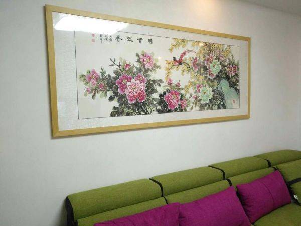 進門玄關裝飾畫掛什么好，易從網(wǎng)力薦的這些豎幅花鳥畫最合適