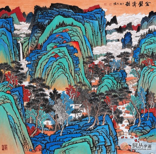 關(guān)于適合掛在家里的山水畫 四種常見風格教你打造經(jīng)典家居范