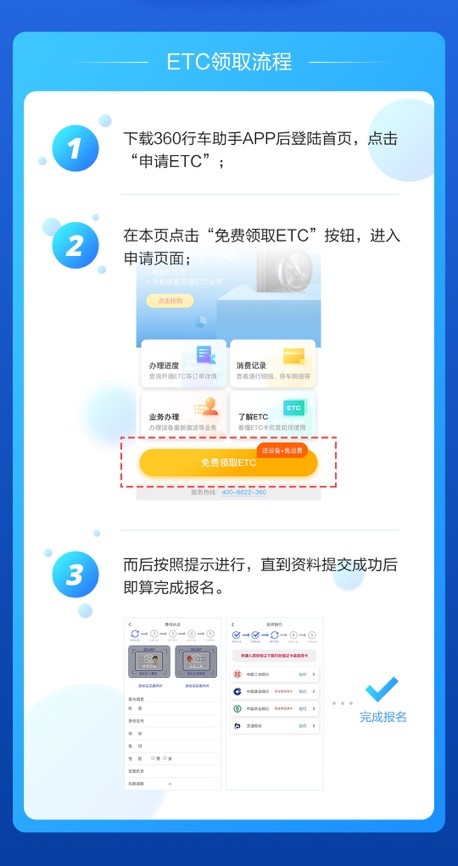 比銀行辦理還方便!360ETC省去額外開(kāi)卡和線下排隊(duì)安裝