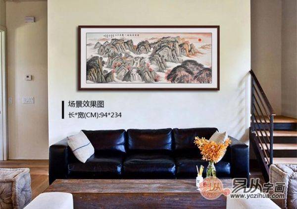看看這些經(jīng)典客廳橫幅山水畫，你家中掛對了嗎