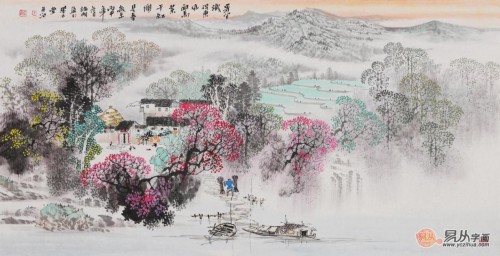 江南山水畫的重新詮釋，感受藝術(shù)需要用心去體會(huì)