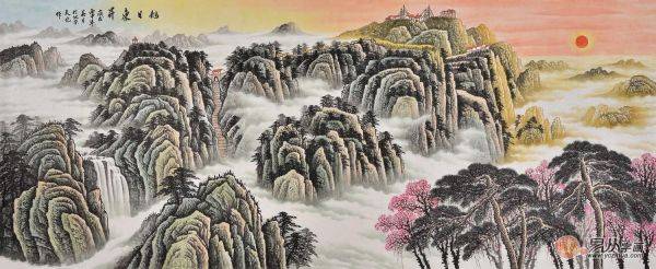 辦公室裝飾字畫(huà)掛什么好，內(nèi)行的老板都是這樣選擇掛畫(huà)的