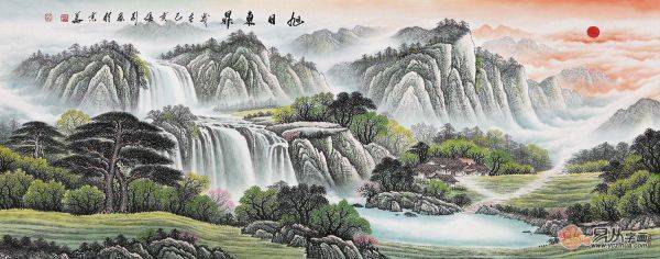 客廳掛畫(huà)如何選擇？精美的山水畫(huà)幫你大忙
