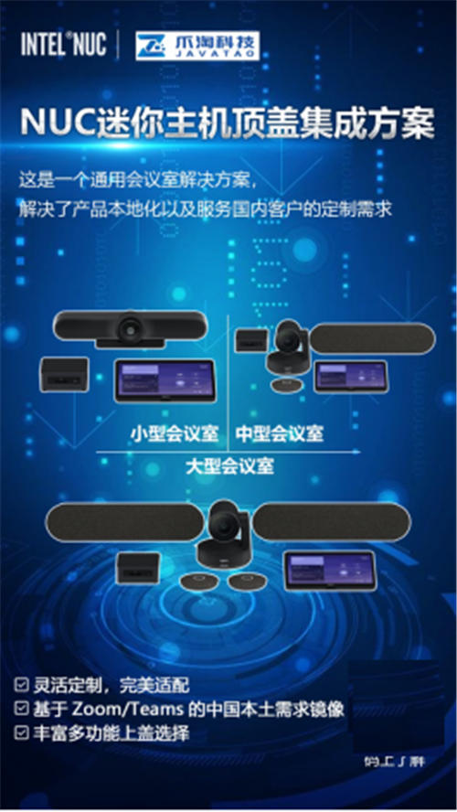 視頻會議更便捷，小巧NUC全解決