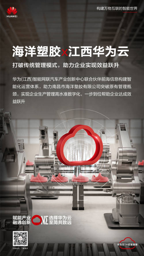 智能化運(yùn)營(yíng)體系助力效率蝶變，江西華為云攜手南昌海洋塑膠探索數(shù)字化新模式