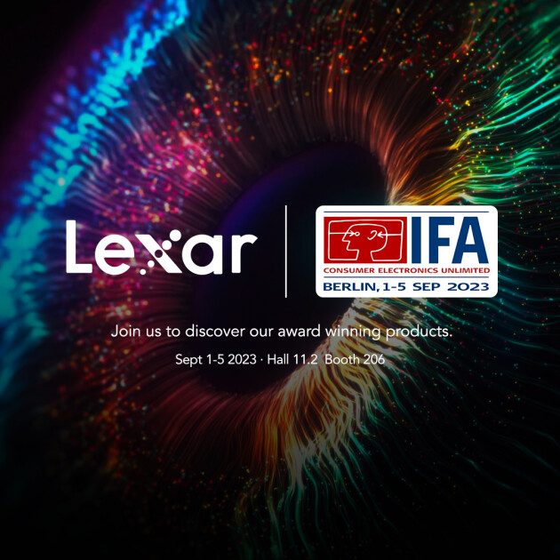 德國IFA2023舉辦在即！ Lexar雷克沙攜旗下多款重磅新品亮相展會！