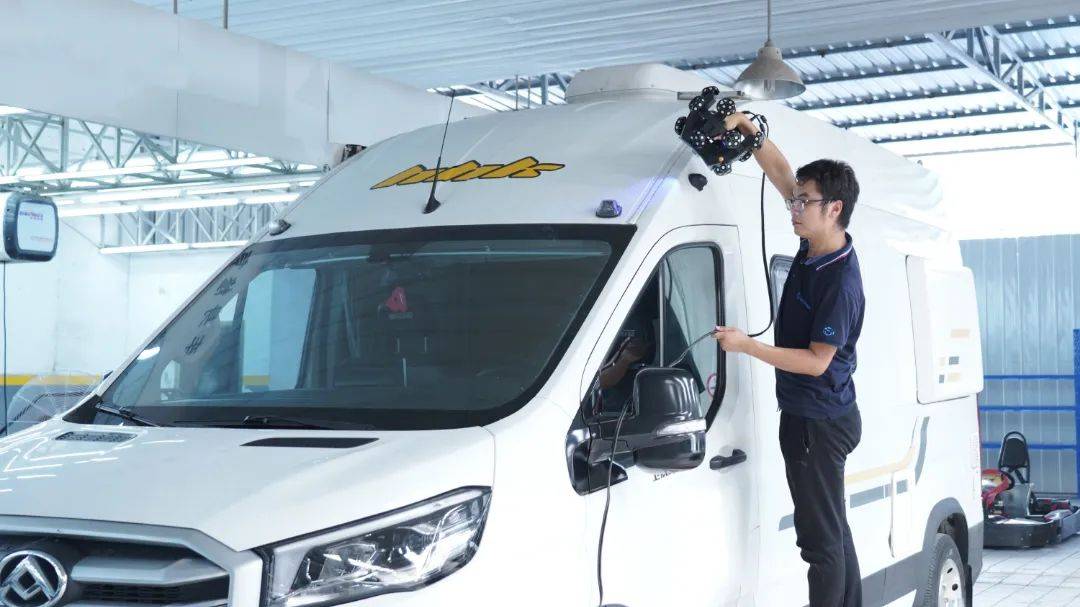 思看科技3D掃描儀助力大型房車個性化定制改裝！