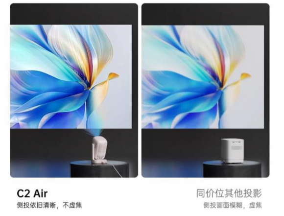 雙十一百元家用投影推薦，大眼橙C2 Air值得閉眼入