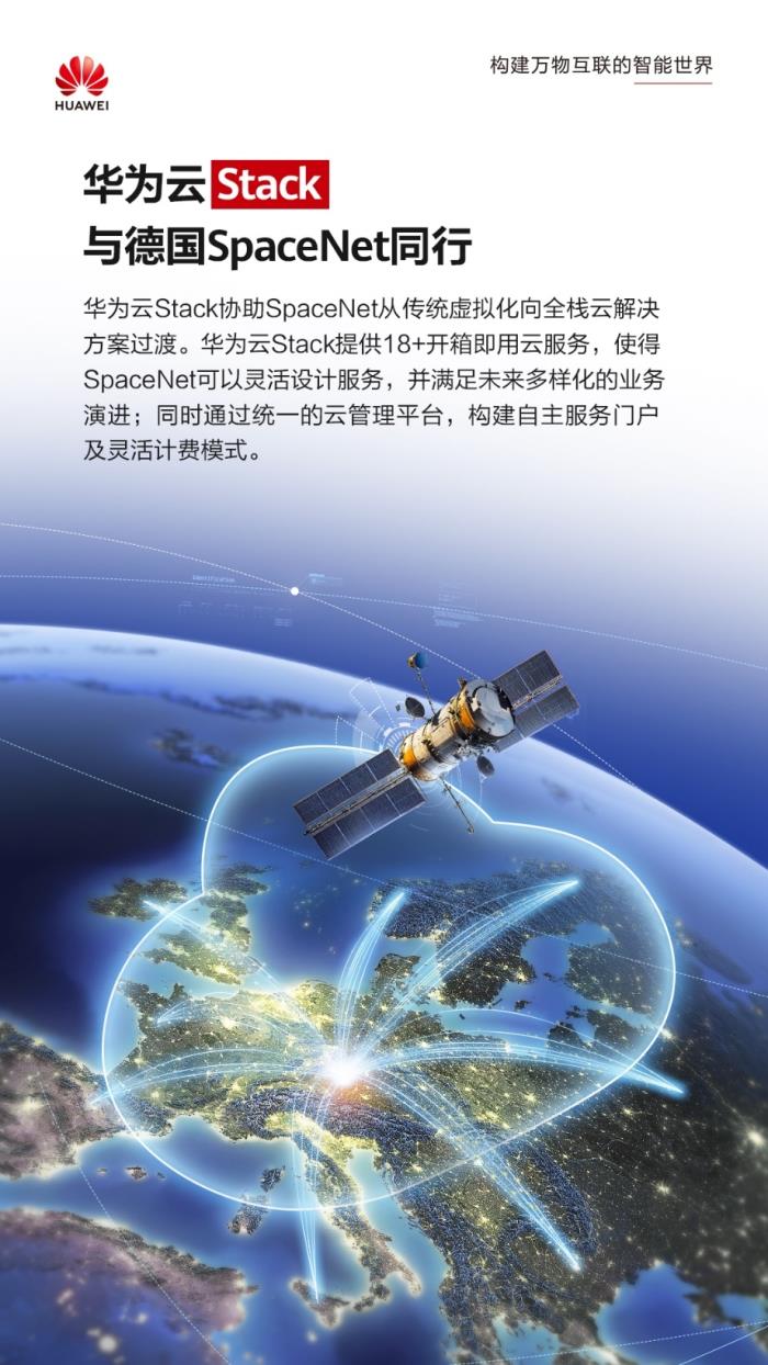 SpaceNet攜手華為云Stack，深化云轉(zhuǎn)型，持續(xù)領先歐洲市場