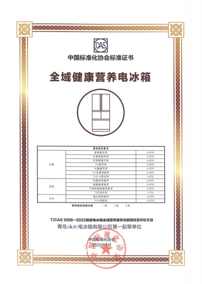 憑啥卡薩帝冰箱能制定全域健康營(yíng)養(yǎng)標(biāo)準(zhǔn)？憑科技，憑硬實(shí)力
