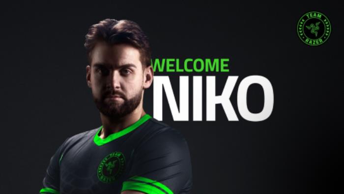 最偉大的《反恐精英》選手之一Niko正式加入TEAM RAZER