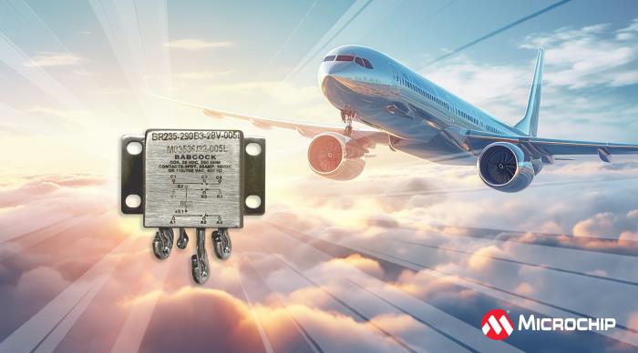 Microchip推出防務級高可靠性BR235和BR235D系列功率繼電器