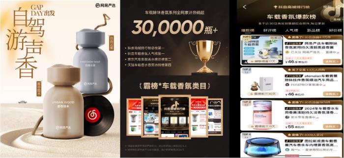 網(wǎng)易嚴(yán)選x領(lǐng)克聯(lián)名車載香薰，刮起品質(zhì)出行“香風(fēng)熱潮”