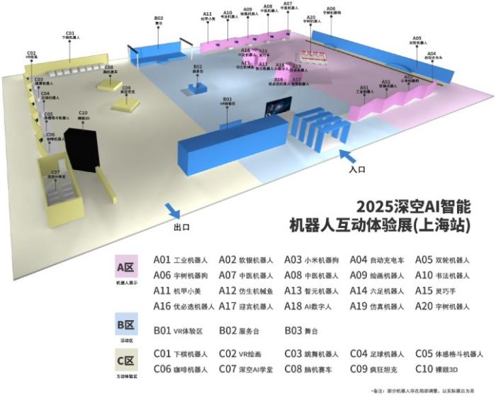 觸手可及，玩轉(zhuǎn)AI智能世界 2025深空AI智能機(jī)器人互動(dòng)體驗(yàn)展上海站圓滿落幕，蚌埠站盛宴