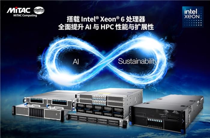 MiTAC 神雲(yún)科技在COMPUTEX 2025展會上推出支持英特爾至強6處理器、面向數(shù)據(jù)中心和企業(yè)的全系列服務器陣容
