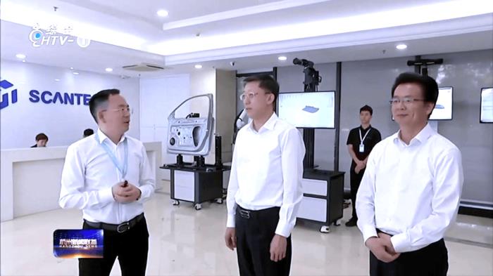 省委常委、市委書記劉非調(diào)研思看科技，勉勵思看勇攀3D視覺數(shù)字化科技高峰